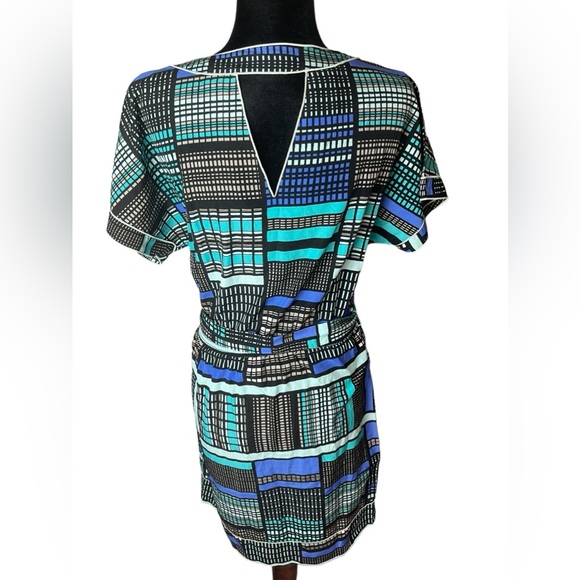 Banana Republic Retro Geometric Color Block Dress - Picture 5 of 10